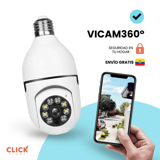 VICAM360° - CÁMARA FOCO DE SEGURIDAD GIRATORIA